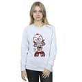 Miniatyrbillede 2 af 3: Marvel Womens/Ladies Deadpool Love Beam Line Sweatshirt