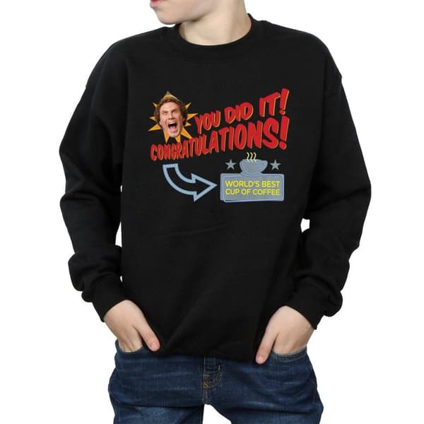 Elf Boys World´s Best Coffee Sweatshirt