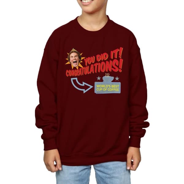 Elf Boys World´s Best Coffee Sweatshirt