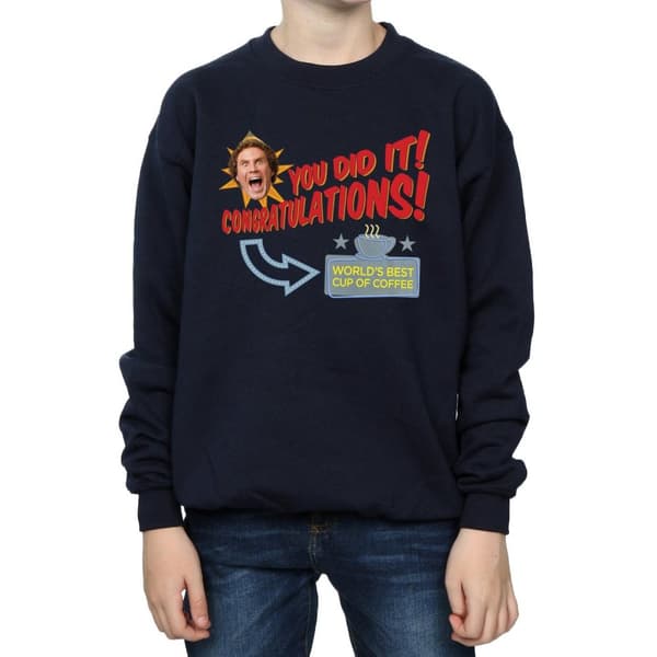 Elf Boys World´s Best Coffee Sweatshirt