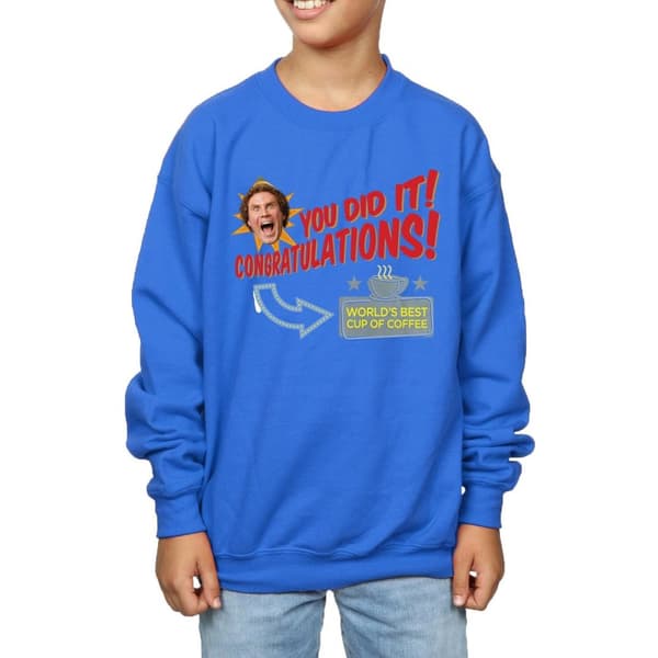 Elf Boys World´s Best Coffee Sweatshirt