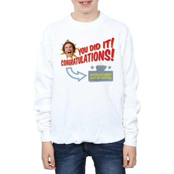 Elf Boys World´s Best Coffee Sweatshirt