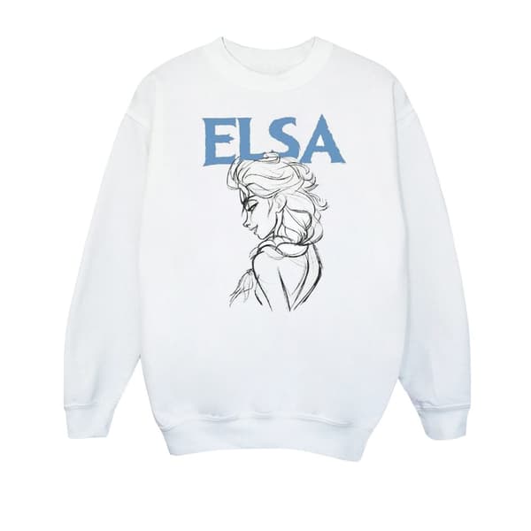 Disney Boys Frozen Elsa Profile Sketch Sweatshirt