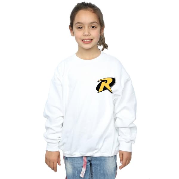 DC Comics Girls Batman Robin Logo Sweatshirt