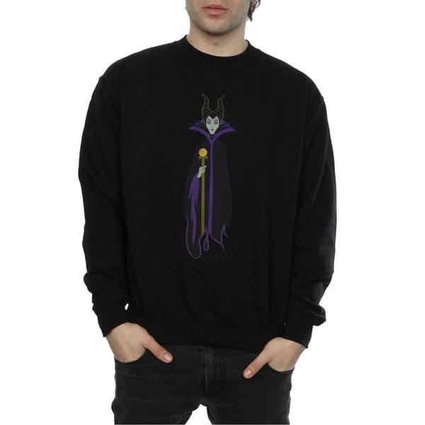 Disney Mens Törnrosa Classic Maleficent Sweatshirt