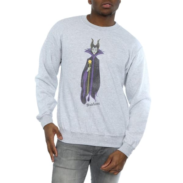 Disney Mens Törnrosa Classic Maleficent Sweatshirt