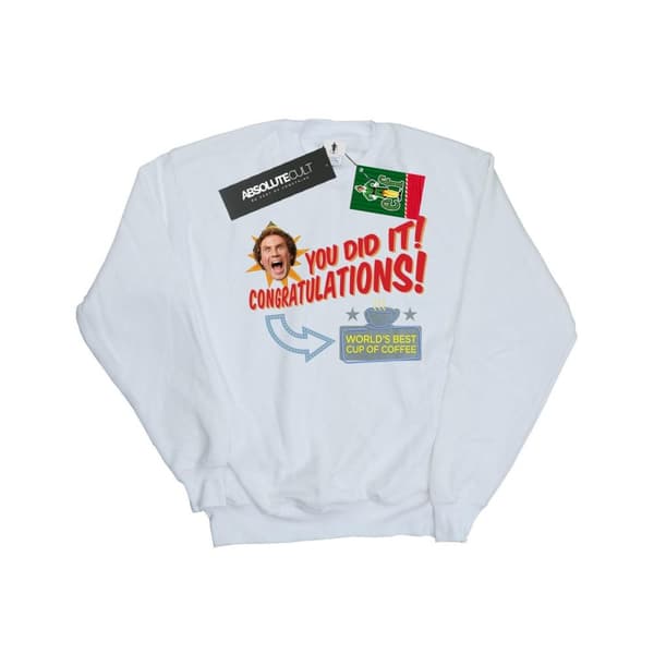 Elf Girls Sweatshirt med världens bästa kaffe