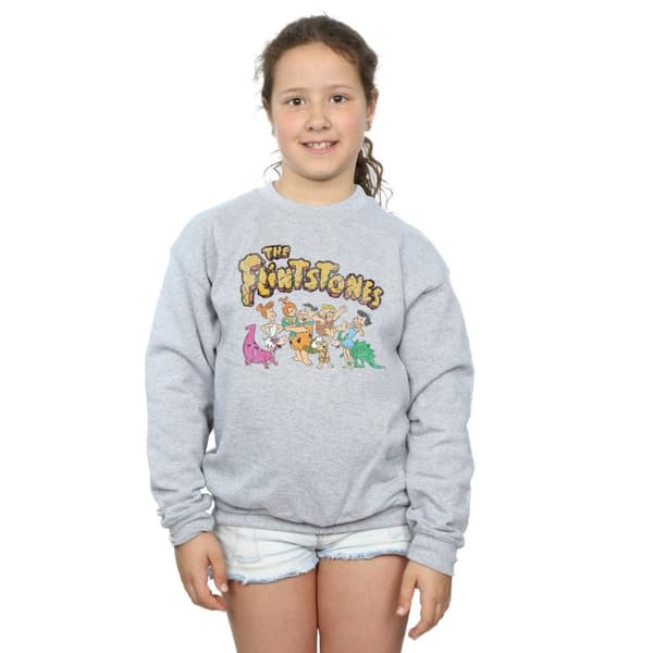 The Flintstones Girls Group Distressed Sweatshirt