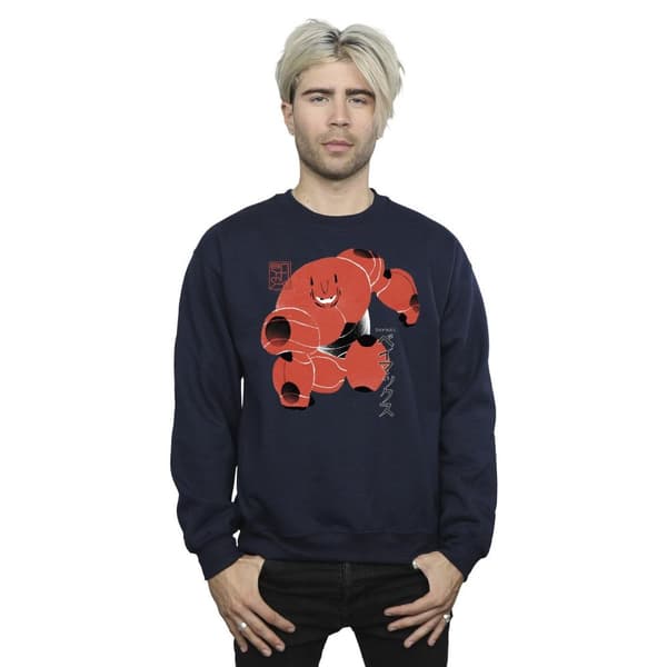 Disney Big Hero 6 Baymax Suite Pose - Sweatshirt, herr