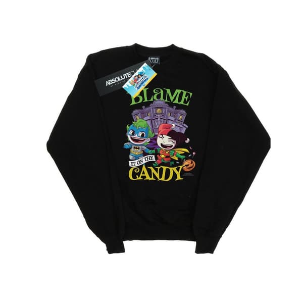 DC Comics Sweatshirt för flickor - Super Friends - Skyll på godiset