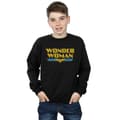 Miniatyrbild 2 av 5: DC Comics Pojkar - Wonder Woman - Sweatshirt med krackelerad logotyp