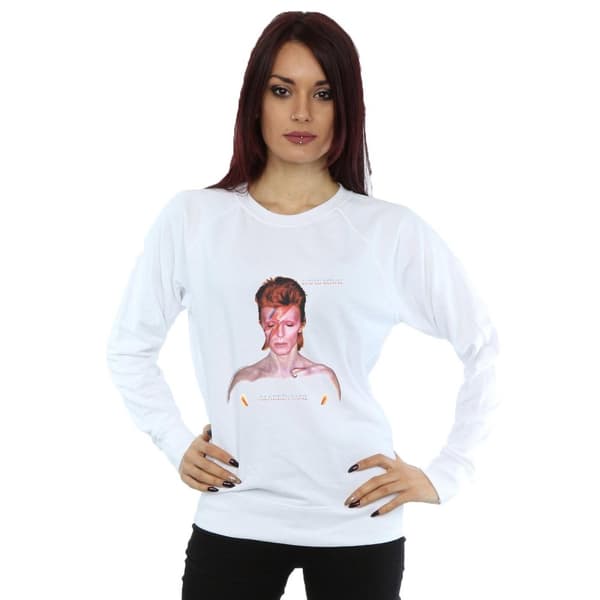 David Bowie Womens/Ladies Aladdin Sane Version Sweatshirt