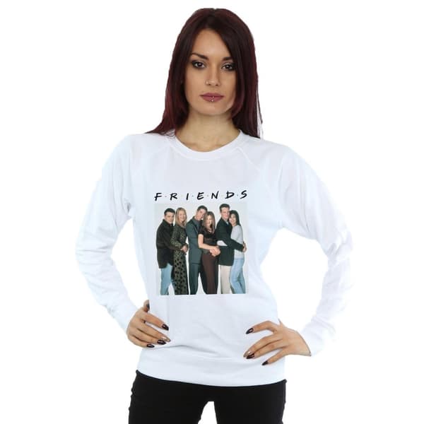Friends Sweatshirt med gruppfoto och kramar för kvinnor/damer