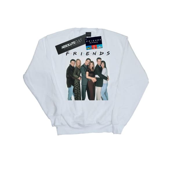 Friends Sweatshirt med gruppfoto och kramar för kvinnor/damer