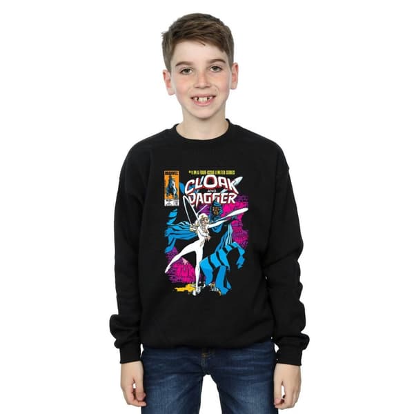 Marvel Boys Cloak And Dagger Comic Cover Sweatshirt