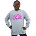 Miniatyrbillede 2 af 3: Marvel Boys Captain Marvel Spray Text Sweatshirt