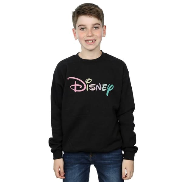 Disney Pojkar - Sweatshirt med pastellfärgad logotyp