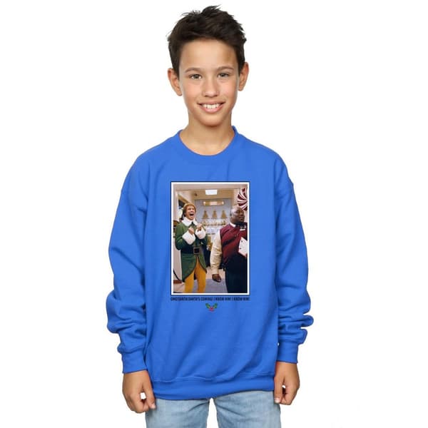 Elf Pojkar OMG Santa Photo Sweatshirt