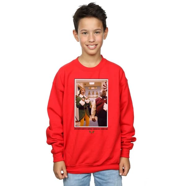 Elf Pojkar OMG Santa Photo Sweatshirt