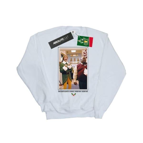 Elf Pojkar OMG Santa Photo Sweatshirt
