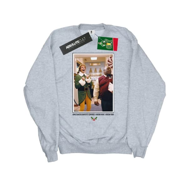 Elf Pojkar OMG Santa Photo Sweatshirt