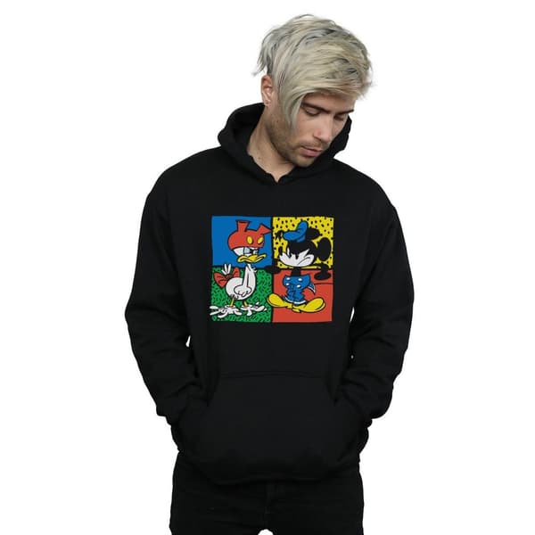 Disney Mens Mickey Mouse Donald Clothes Swap Hoodie
