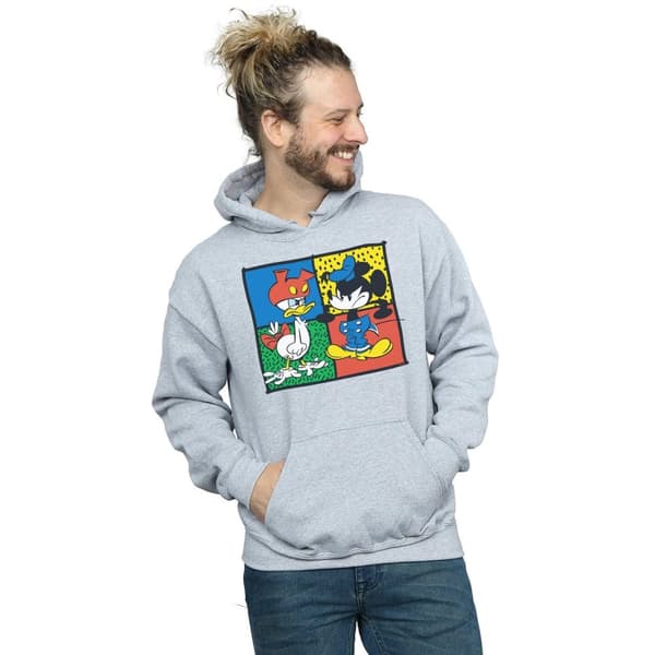Disney Mens Mickey Mouse Donald Clothes Swap Hoodie