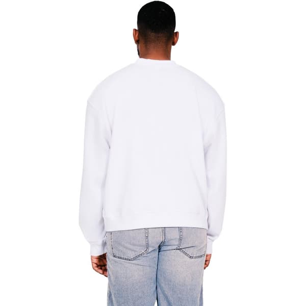 Casual Classics Mens Ringspun Cotton Extended Neckline Oversized Sweatshirt