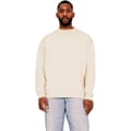 Miniatyrbilde 1 av 3: Casual Classics Mens Ringspun Cotton Extended Neckline Oversized Sweatshirt