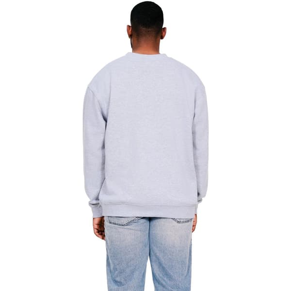 Casual Classics Mens Ringspun Cotton Extended Neckline Oversized Sweatshirt
