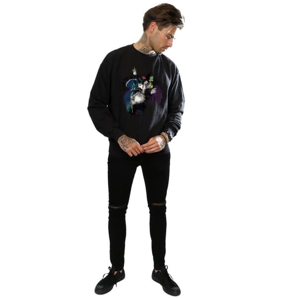 Disney Mens Skurkar Sketch Sweatshirt
