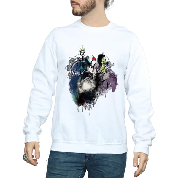 Disney Mens Skurkar Sketch Sweatshirt