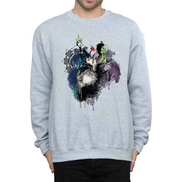 Disney Mens Villains Sketch Sweatshirt