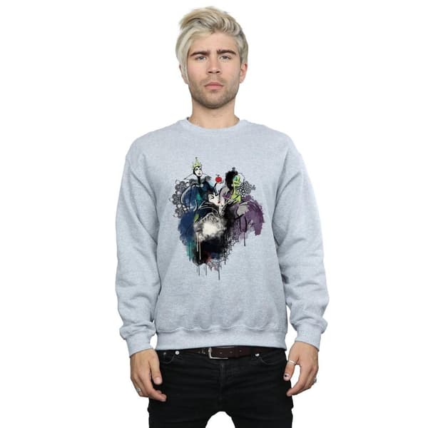 Disney Mens Villains Sketch Sweatshirt