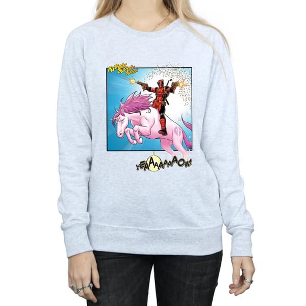 Marvel Dam/Tjej Deadpool Hey You Sweatshirt