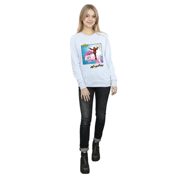 Marvel Dam/Tjej Deadpool Hey You Sweatshirt