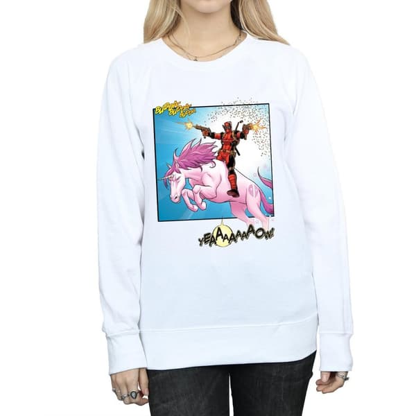 Marvel Womens/Ladies Deadpool Hey You Sweatshirt