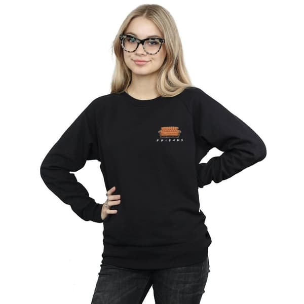Friends Womens/Ladies Couch Breast Print Sweatshirt
