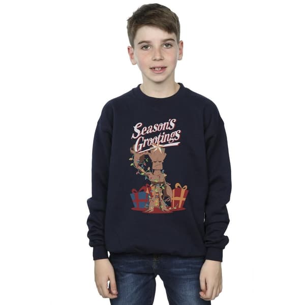 Marvel Boys Marvel Comics Groot Season´s Grootings Sweatshirt