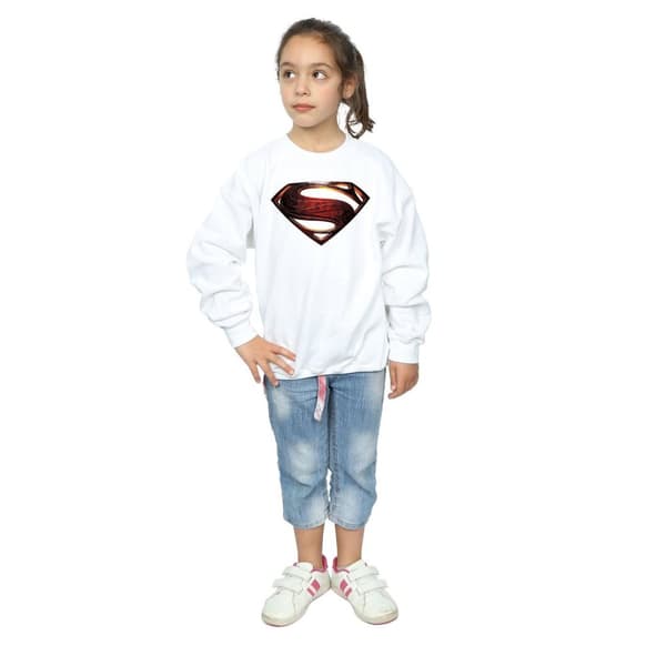 DC Comics Girls Justice League Movie Superman Emblem Sweatshirt