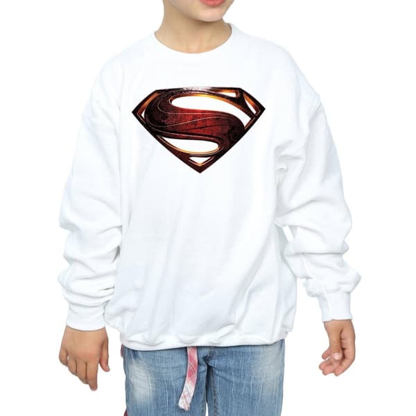 DC Comics Girls Justice League Movie Superman Emblem Sweatshirt