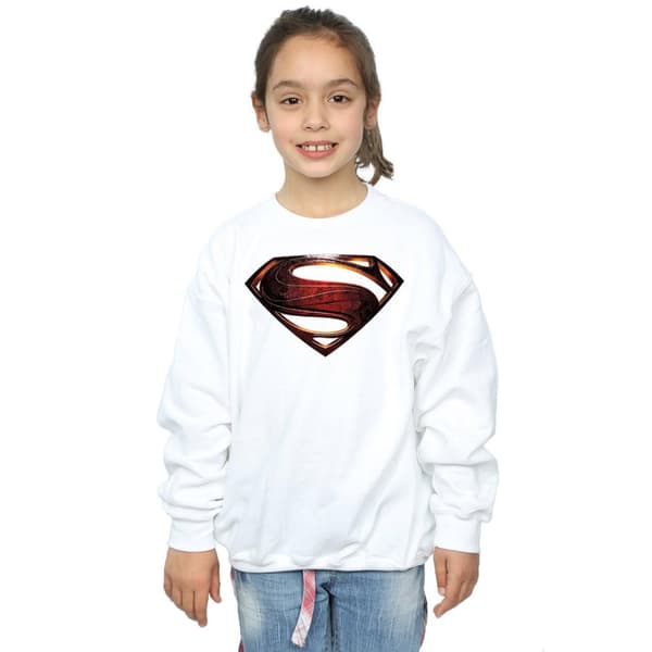 DC Comics Girls Justice League Movie Superman Emblem Sweatshirt