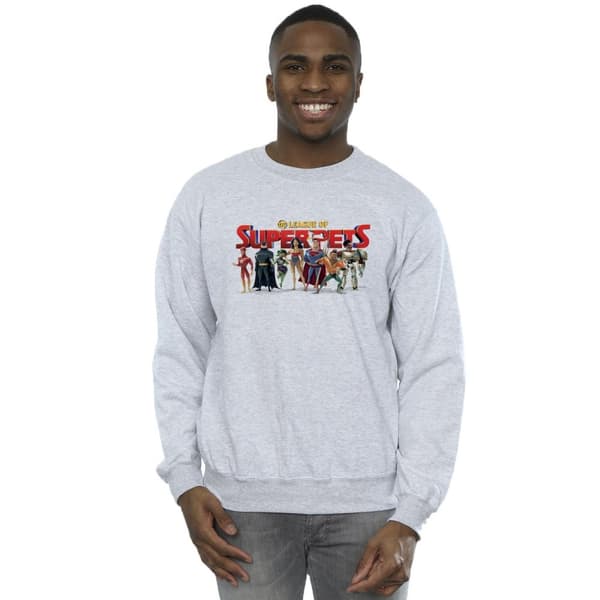 DC Comics Mens DC Comics DC League Of Super-Pets Group Logo Sweatshirt