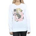 Miniatyrbild 3 av 5: DC Comics Dam/Tjej Super Powers Sweatshirt med blommig ram