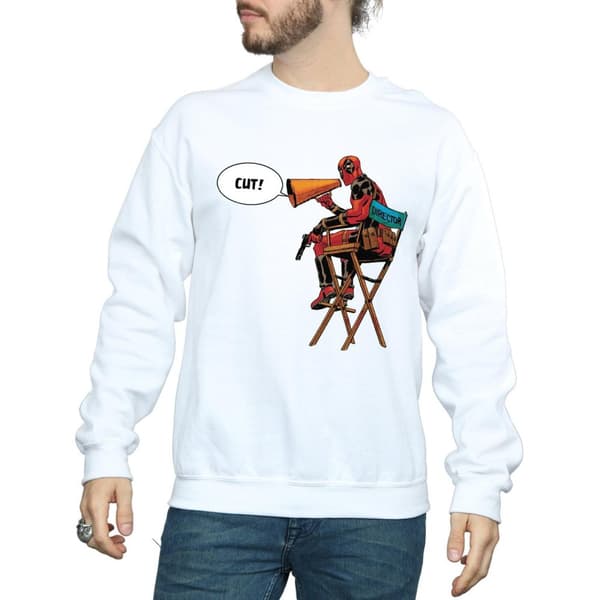 Marvel Mens Deadpool Director´s Chair Sweatshirt