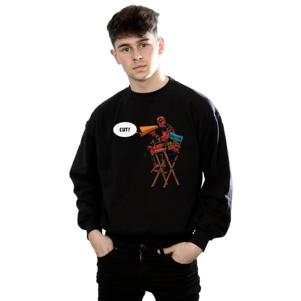 Marvel Mens Deadpool Director´s Chair Sweatshirt