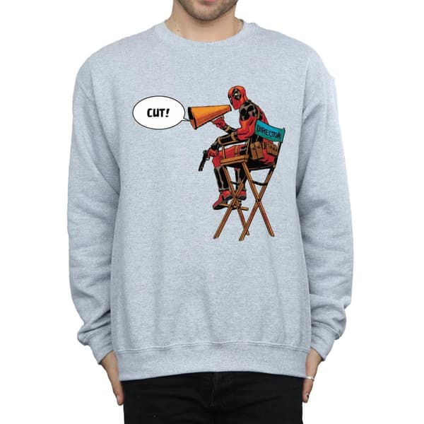 Marvel Mens Deadpool Regissörsstolen Sweatshirt