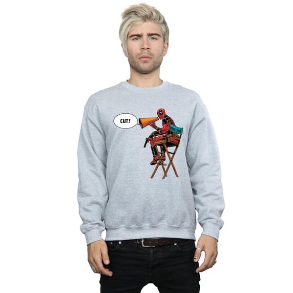 Marvel Mens Deadpool Regissörsstolen Sweatshirt