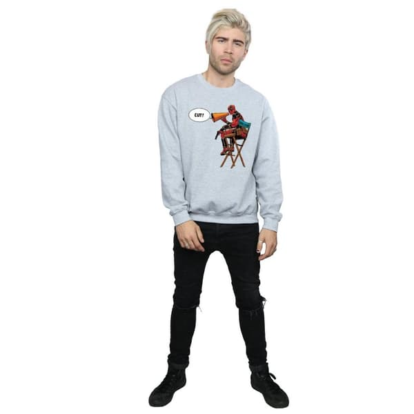 Marvel Mens Deadpool Director´s Chair Sweatshirt
