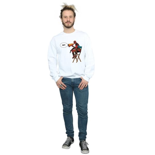 Marvel Mens Deadpool Director´s Chair Sweatshirt